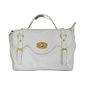 Cross Body / Shoulder Fashion Satchel Bag White