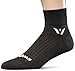Swiftwick- ASPIRE TWO Running & Cycling Socks, Firm Compression Fit (Black, Large)