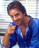 DON JOHNSON AS DET. JAMES SONNY CROCKETT FROM MIAMI VICE - Licensed Photo - Professional Photographic Print - Picture SIZE 10x8 (25x20cm)