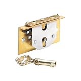 Half-Mortise Jewelry Box Locks - 2'' Wide x 1'' High x 9/32'' D