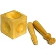 Dapping Block Wood + 2 Punches