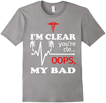 Men's I'm Clear You're Cle... Oops, My Bad Medium Slate