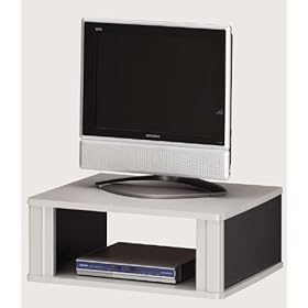 【クリックで詳細表示】SHIRAI 20V薄型TV対応TV台(回転タイプ) ティレスタ シルバー TLS-20BSV： ホーム＆キッチン