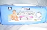 Premium Unscented Kirkland Baby Wipes - Resealable Pack of 88