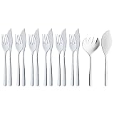 WMF-Bistro Set 6prs Fish Knives&Forks with Servers IN 18/10 STAINLESS STEEL-1288816040