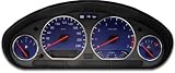 Produkt-Bild: Tachoscheiben "Dark Blue" f&uuml;r 3er BMW E36 (1990 - 2000), Anzeigewerte: 220 km/h / 7000 UpM