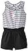 Calvin Klein Baby-Girls Infant Stripes and Solid Romper