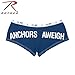 Rothco Women's Anchors Aweigh Booty Shorts, Blue, Medium