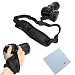 GTMax Black DSLR Camera Neck/Shoulder Belt Strap with Quick Setup Plate + Heavy Duty Stabilizing Hand Grip Strap + Microfiber Cleaning Cloth for Heavy SLR Digital Cameras Olympus E-5,E-P1,E-P2,E-PL1,E-600,E-450,E-620,E-3,E-30,E-520,E-420