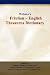 Book Websters Friulian - English Thesaurus Dictionary