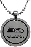 Seattle Seahawks Circle Pendant with Chain