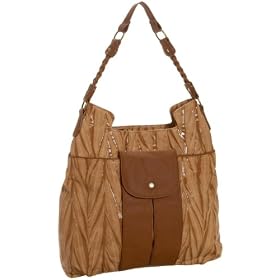 SR SQUARED by Sondra Roberts Distressed Hobo