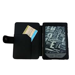 Buch-Art-Ledertasche-H�lle mit Magnetverschluss f�r das NEUE Amazon Kindle 4 / 6"6 Zoll E-Ink-Display, Oktober 2011 (Schwarz gef�rbt)