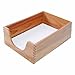 Carver Double Deep Wood Desk Tray, Legal Size, 16 x 11 x 5.5 Inches, Oak Finish (CW08221)