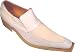 FIESSO WHITE/CREAM GENUINE LEATHER ITALIAN SHOES WITH PONY HAIR