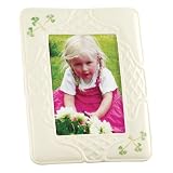 Belleek 5 by 7-Inch Shamrock Picture Frame