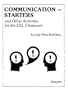 Communication Starters and Other Activities for the Esl Classroom