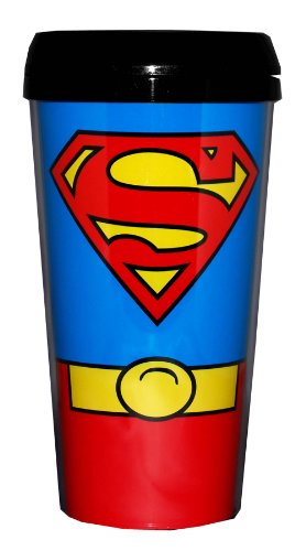  Plastic Travel Mug - Superman - 16oz (Cup)
