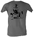 Robocop BUILT FOR JUSTICE Classic 80's Science Fiction Film Movie Adult Charcoal Tee T-Shirt , Small