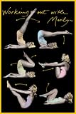 Working Out With Marilyn Monroe New Keep Fit Exorcise Retro PAPER POSTER Measures 36 X 24 inches (91.5 x 61 cm )