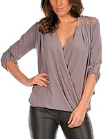 La Belle Parisienne Blusa Corinne (Taupe)