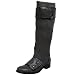 Mike & Chris Women's Ryce Tall Textured Calfskin Boot With Straps