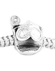 Sterling Silver Reflections Scuba Gear Bead Charm