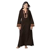 Floral Runner Embroidery Caftan (Petite, Tall & Misses Sizes XS-3X)