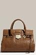 Jimmy Choo 'Rosalie' Croc Embossed Leather Satchel