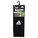adidas Youth Field Sock II Soccer Sock , White/Black , X-Small