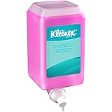 Kleenex Liquid Hand Soap with Moisturizers (91552), Pink, Floral Scent, 1.0L, 6 Bottles / Case