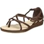 Unlisted Women's Zip Code Sandal,Dark Brown,7 M US