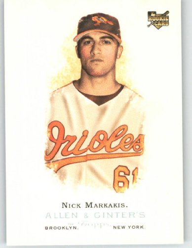 2006 Topps Allen and Ginter #322 Nick Markakis (RC) - Baltimore Orioles (RC - Rookie Card) (Baseball Cards)