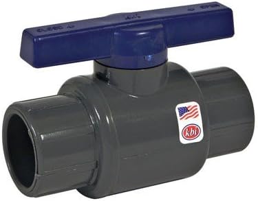 King Ball Valve 1-1/2 " Pvc Sch 80 Type Ii Bulk