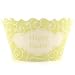 Bella Cupcake Couture Olivia Chartreuse and Yellow Happy Easter Cupcake Wrapper, Set of 12