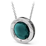 brosway ブロスウェイ CENTURY new Pendant ペンダント with green crystal CE02の画像