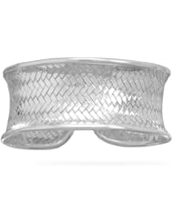 Concave Woven Cuff Bracelet