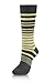 Fashion Mic Mens Men's Cotton Dress Socks 6 Pair Bundle Pack, Solid Stripes