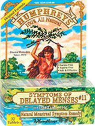 Symptoms of Delayed Menses #11 32 Tablets