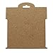 Kraft Brown Paper Hair-Bow Display Cards Large -50 Cards