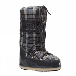 Tecnica Moon Boot Tartan - Schneeschuhe, Color:Pt Grey (002);Größe:39/41 (=39/40/41)