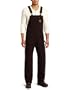 Carhartt Mens Sandstone Bib Double Knee, Dark Brown, 38x30