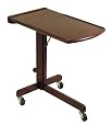 Winsome Wood Adjustable Laptop Cart/Table, Antique Walnut
