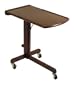 Winsome Wood Adjustable Laptop Cart/Table, Antique Walnut