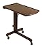 Winsome Wood Adjustable Laptop Cart/Table, Antique Walnut Winsome Wood Adjustable Laptop Cart/Table, Antique Walnut