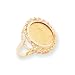 14k 1/10th American Eagle Coin Ring Mounting