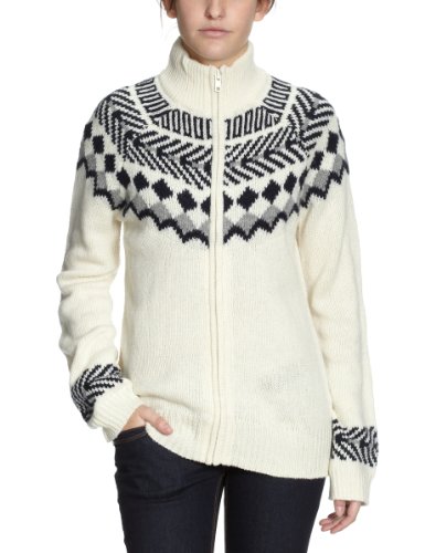 Eddie Bauer Damen Strickjacke 1032824, Gr. 42/44 (L), Elfenbein (elfenbein) Preisvergleich