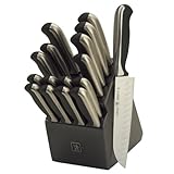 J.A. Henckels International Everedge Plus 17-Piece Knife Set with Block