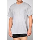 4-pack Fruit of the Loom Men's Grey Pocket Tshirts 4P30LA1