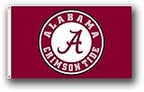 NCAA Alabama Crimson Tide Circle A Logo 3-by-5 Foot Flag with Grommets